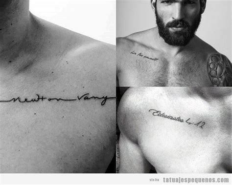 tatuajes pequeos en el pecho hombre|Tatuajes Pequeños para Hombres en el Pecho con Significado